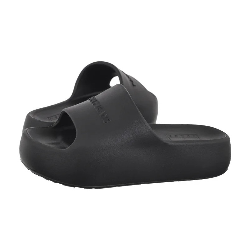 Tommy Hilfiger Tjw Chunky Pool Slide Ess Delicate Black EN0EN02879 BDS (TH1325-b) Moteriški batai/šlepetės