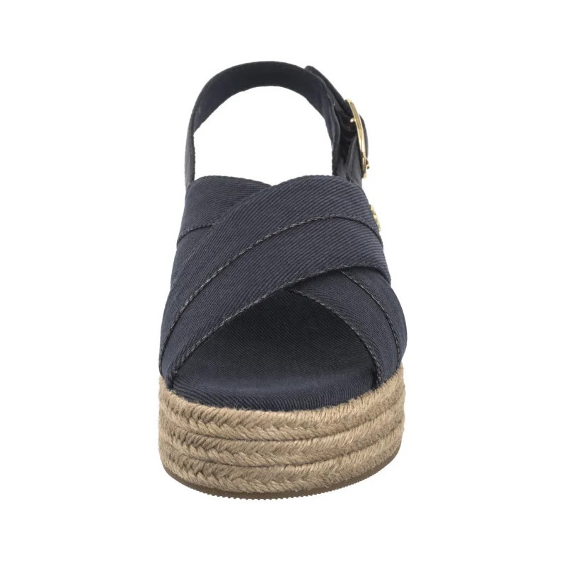 Tommy Hilfiger Denim Espadrille Platform Sandal Space Blue FW0FW08669 DW6 (TH1333-b) bateliai