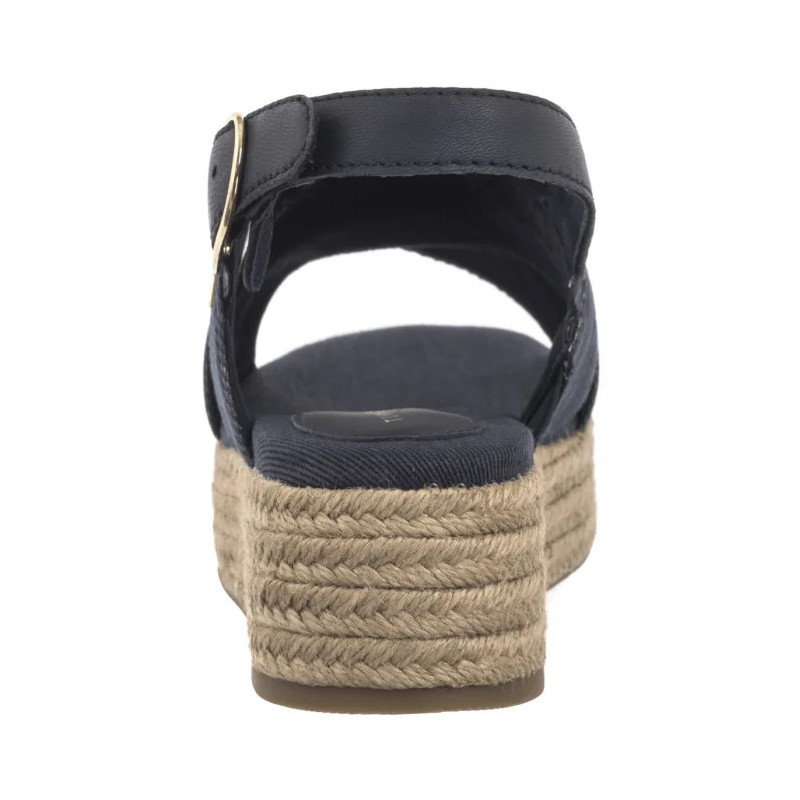 Tommy Hilfiger Denim Espadrille Platform Sandal Space Blue FW0FW08669 DW6 (TH1333-b) bateliai