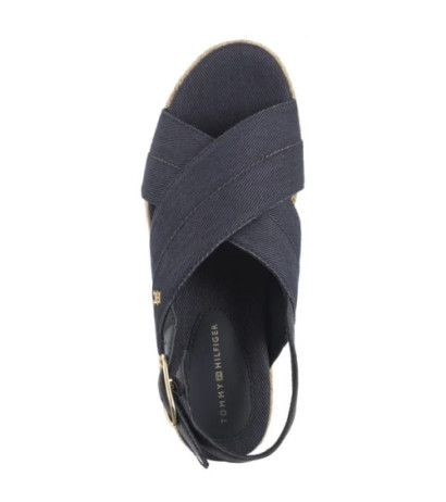 Tommy Hilfiger Denim Espadrille Platform Sandal Space Blue FW0FW08669 DW6 (TH1333-b) bateliai