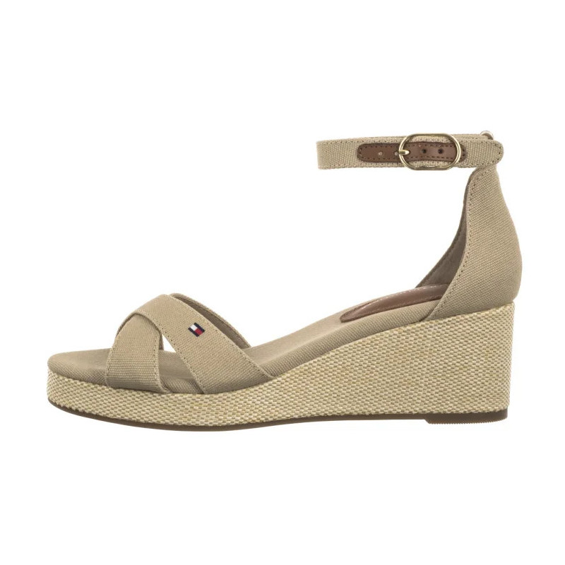Tommy Hilfiger Flag Criss-Cros Mid Wedge Espad Horseradish FW0FW08481 ACC (TH1337-a) batai