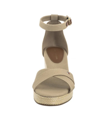 Tommy Hilfiger Flag Criss-Cros Mid Wedge Espad Horseradish FW0FW08481 ACC (TH1337-a) batai