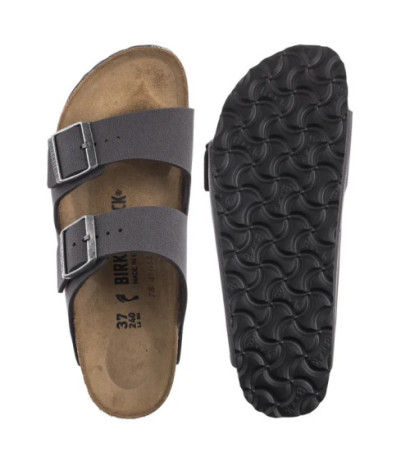 Birkenstock Arizona Bs Velvet Gray 1029162 (BK206-b) Moteriški batai/šlepetės