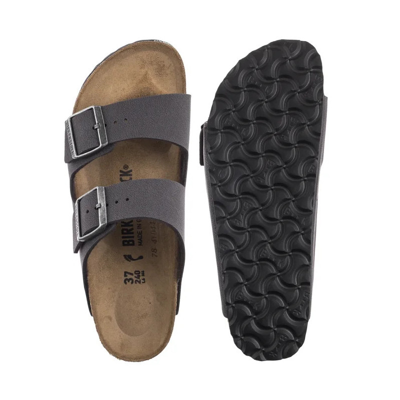 Birkenstock Arizona Bs Velvet Gray 1029162 (BK206-b) Moteriški batai/šlepetės