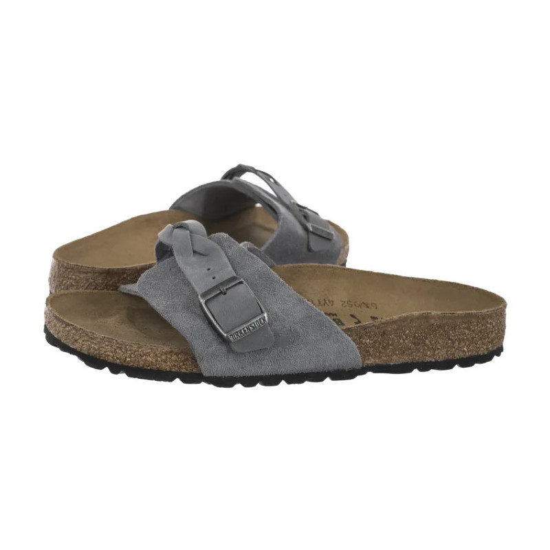 Birkenstock Oita Braided Basalt Gray 1029121 (BK264-b) Moteriški batai/šlepetės