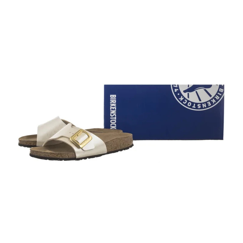 Birkenstock Catalina Cushion Buckle Graceful Pearl White 1029393 (BK289-b) Moteriški batai/šlepetės