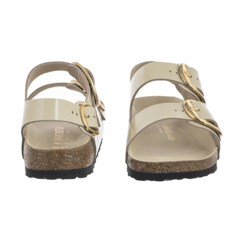 Birkenstock Milano Big Buckle High-Shine Ecru 1025395 (BK287-b) sandalai