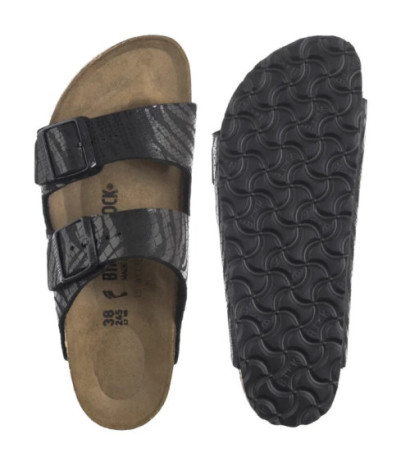 Birkenstock Arizona BS SYN Zebra Black 1029560 (BK295-a) Moteriški batai/šlepetės