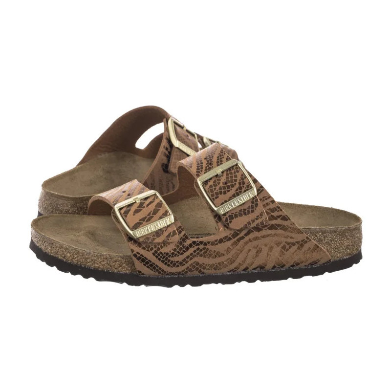 Birkenstock Arizona BS SYN Zebra Pecan 1029509 (BK295-b) Moteriški batai/šlepetės