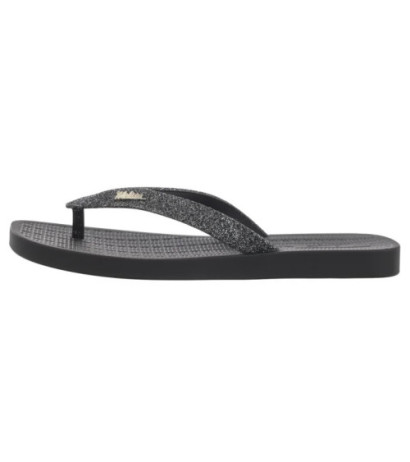 Melissa Sun Long Beach II AD 35781/AW132 Black/Silver (ML349-a) šlepetės