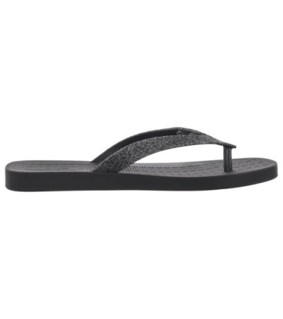 Melissa Sun Long Beach II AD 35781/AW132 Black/Silver (ML349-a) šlepetės