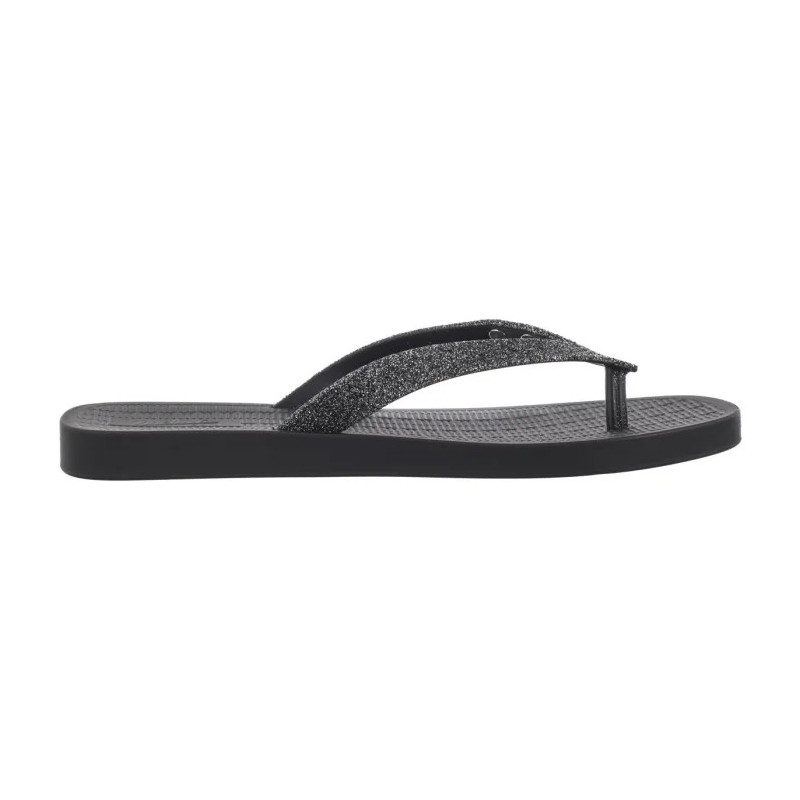Melissa Sun Long Beach II AD 35781/AW132 Black/Silver (ML349-a) šlepetės