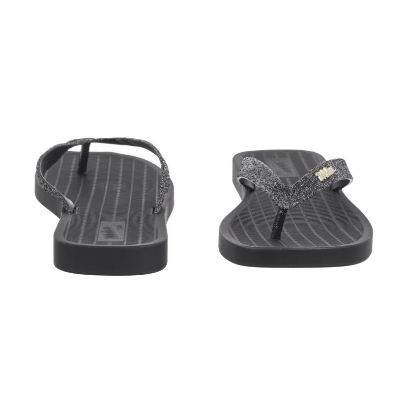 Melissa Sun Long Beach II AD 35781/AW132 Black/Silver (ML349-a) šlepetės