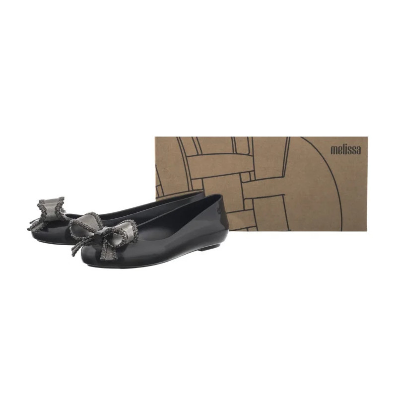 Melissa Sweet Love VIII AD 33885 AO323 Black/Metallic Dark Grey (ML348-b) bateliai
