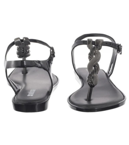 Melissa Solar Twist AD 36042/BF295 Black/Silver (ML351-b) šlepetės
