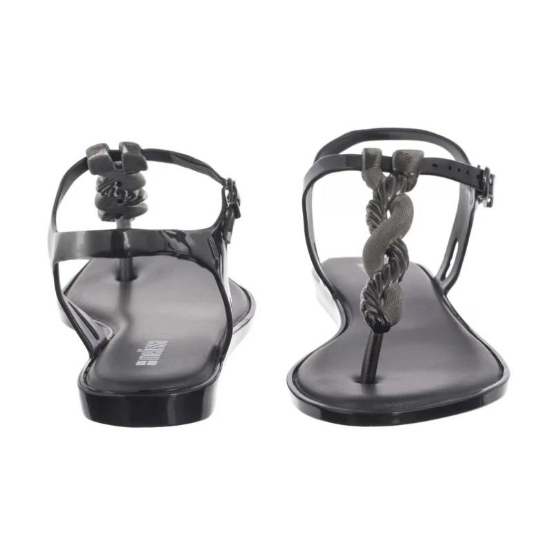 Melissa Solar Twist AD 36042/BF295 Black/Silver (ML351-b) šlepetės