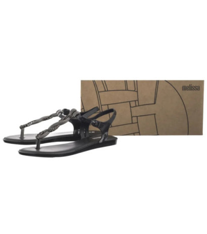 Melissa Solar Twist AD 36042/BF295 Black/Silver (ML351-b) šlepetės