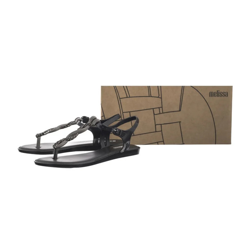 Melissa Solar Twist AD 36042/BF295 Black/Silver (ML351-b) šlepetės