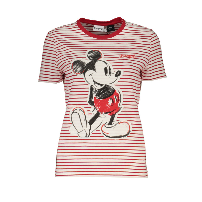 Desigual marškinėliai 24SWTK77 Raudona