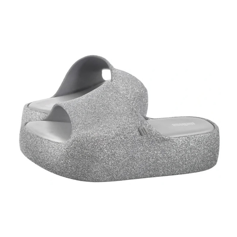 Melissa Free Platform Slide Gl 36126/BF581 Glitter Grey (ML354-a) Moteriški batai/šlepetės