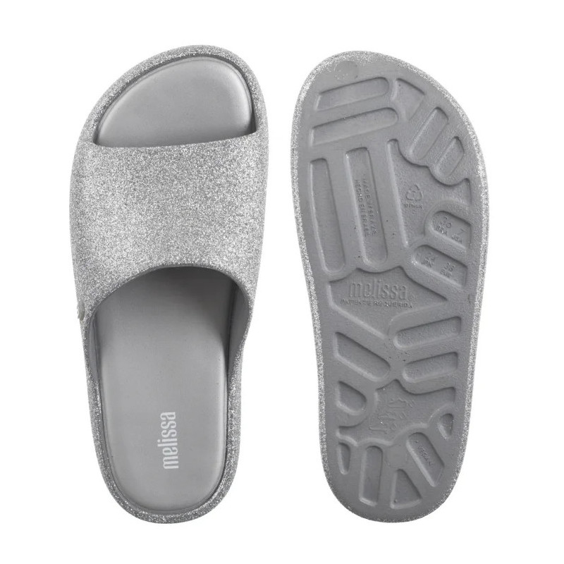 Melissa Free Platform Slide Gl 36126/BF581 Glitter Grey (ML354-a) Moteriški batai/šlepetės