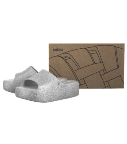 Melissa Free Platform Slide Gl 36126/BF581 Glitter Grey (ML354-a) Moteriški batai/šlepetės