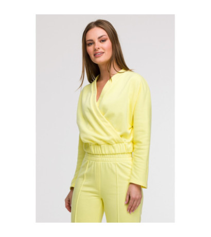 B292 Bluza z kopertowym...