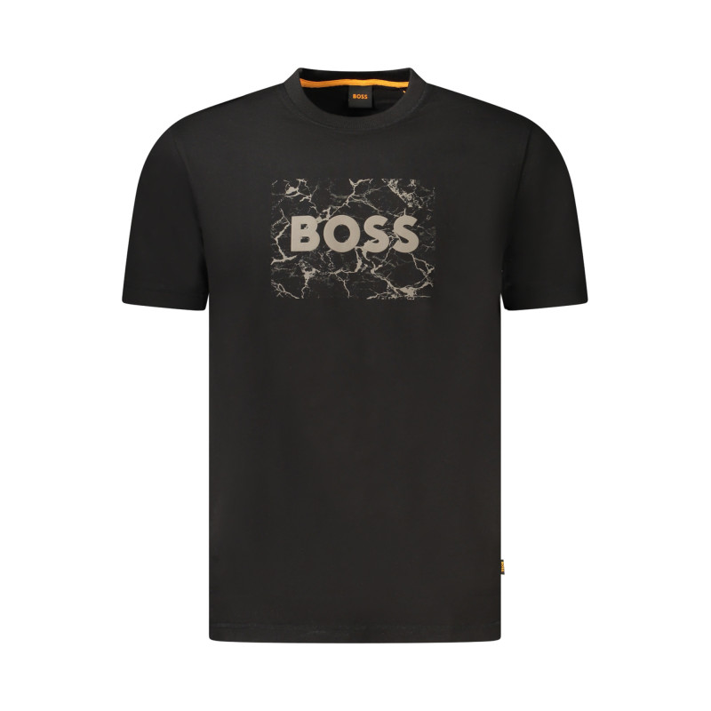 Boss marškinėliai 50539186TELOGOSPACE Juoda
