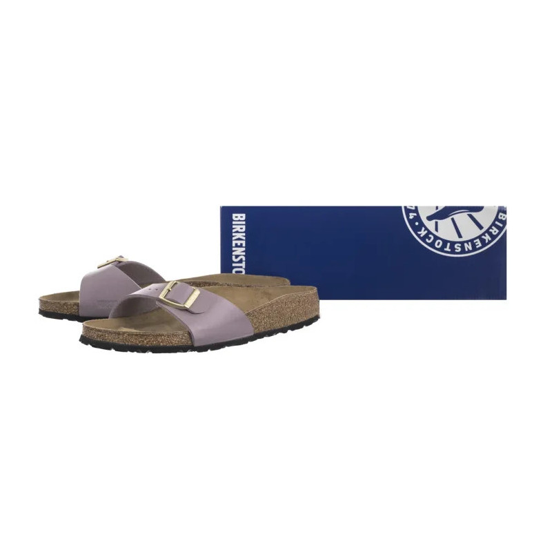 Birkenstock Madrid Shiny Snake Cream 439913 (BK41-p) Moteriški batai/šlepetės