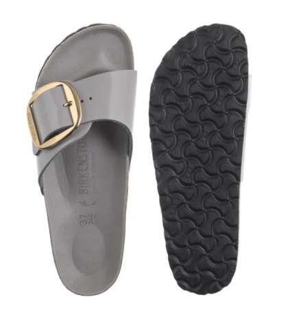 Birkenstock Madrid Big Buckle High-Shine Stone Coin 1029534 (BK238-e) Moteriški batai/šlepetės