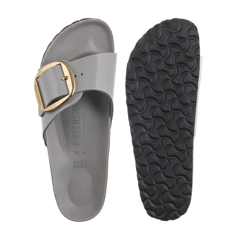 Birkenstock Madrid Big Buckle High-Shine Stone Coin 1029534 (BK238-e) Moteriški batai/šlepetės
