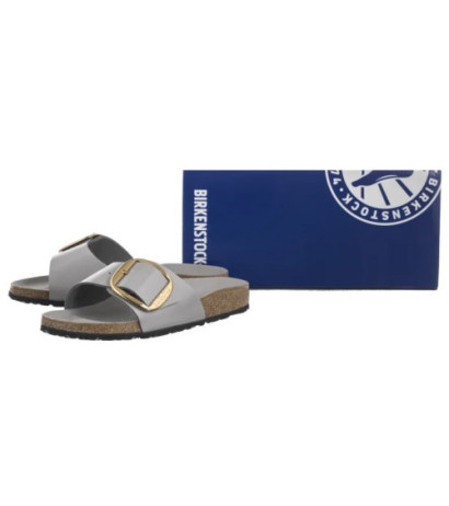 Birkenstock Madrid Big Buckle High-Shine Stone Coin 1029534 (BK238-e) Moteriški batai/šlepetės