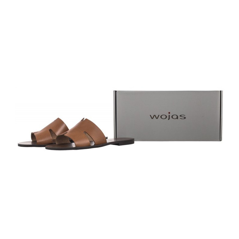 Wojas Brązowe 74008-53 (WO194-b) Moteriški batai/šlepetės
