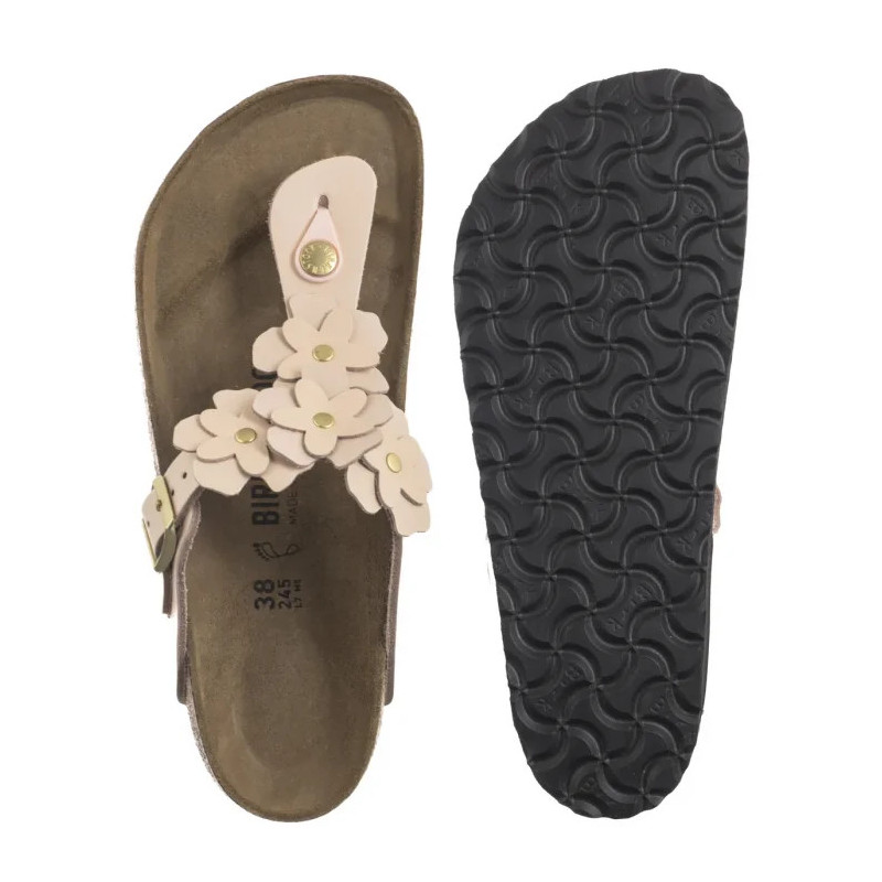 Birkenstock Gizeh Flower Embellishment Light Rose 1029287 (BK294-b) šlepetės