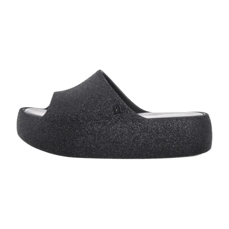Melissa Free Platform Slide Gl 36126/BF580 Glitter Black (ML354-b) bateliai