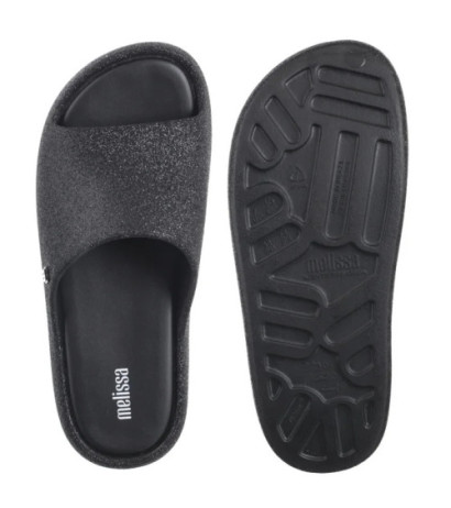 Melissa Free Platform Slide Gl 36126/BF580 Glitter Black (ML354-b) bateliai