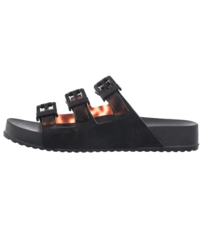 Melissa Cozy Stripes AD 35943/BC962 Black/Clear Tortoise (ML360-b) Moteriški batai/šlepetės