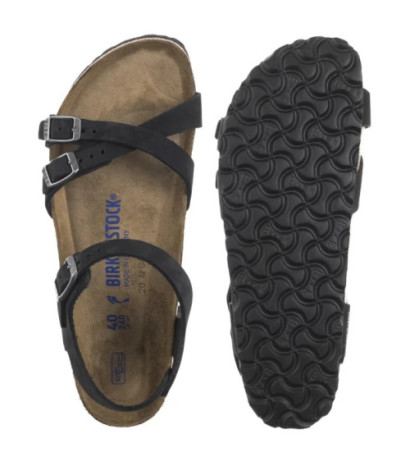 Birkenstock Kumba Soft Footbed Black 1029526 (BK302-a) sandalai