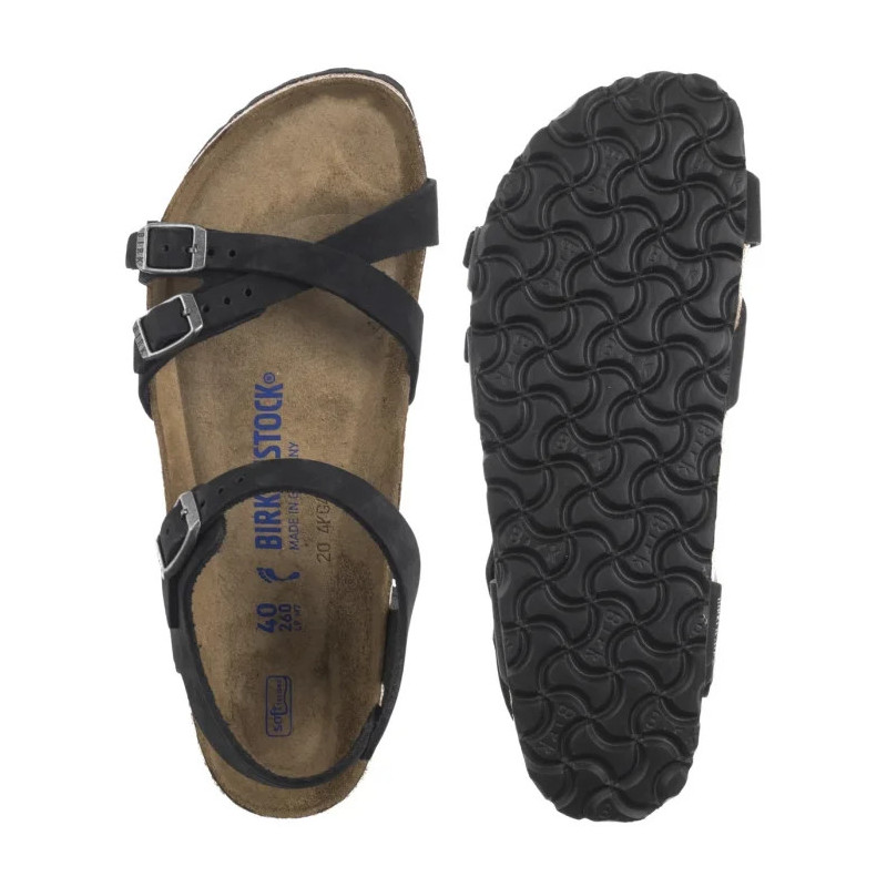 Birkenstock Kumba Soft Footbed Black 1029526 (BK302-a) sandalai