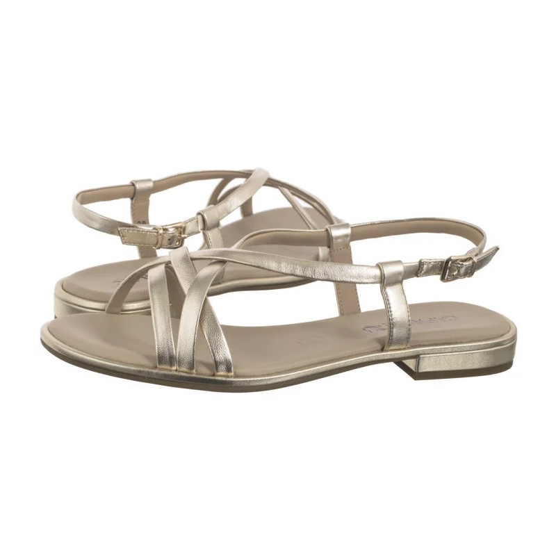 Caprice Złote 9-28100-44 978 Lt. Gold Metal (CP438-a) sandalai
