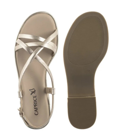 Caprice Złote 9-28100-44 978 Lt. Gold Metal (CP438-a) sandalai