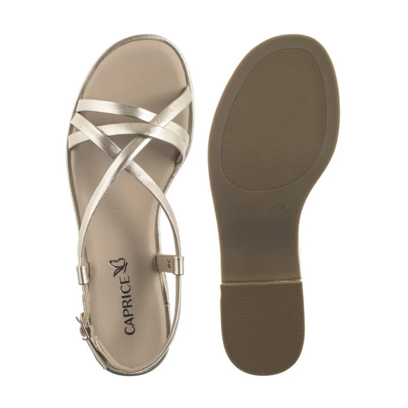 Caprice Złote 9-28100-44 978 Lt. Gold Metal (CP438-a) sandalai