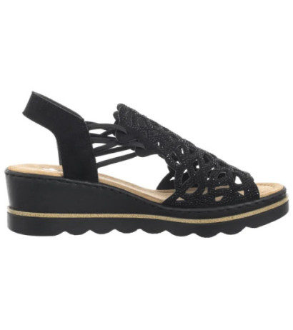 Rieker Czarne 67465-00 Black (RI252-a) batai