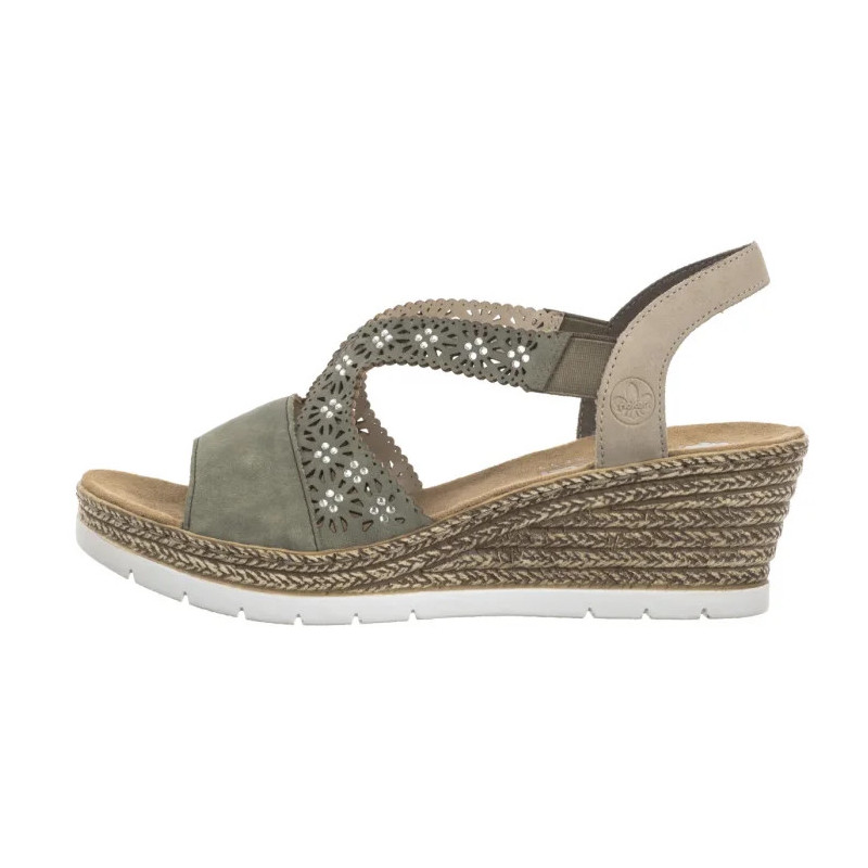 Rieker Zielone 61916-52 Green (RI255-a) batai