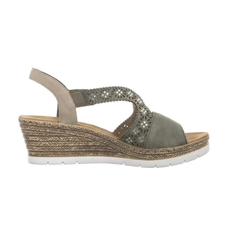 Rieker Zielone 61916-52 Green (RI255-a) batai