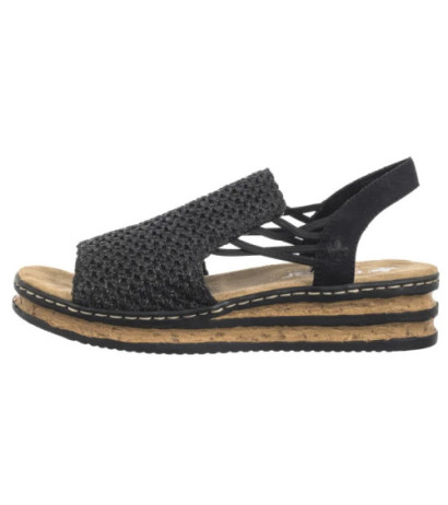 Rieker Czarne 62941-00 Black  (RI258-a) batai