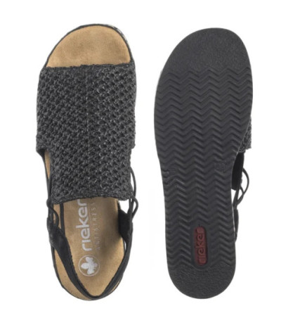 Rieker Czarne 62941-00 Black  (RI258-a) batai