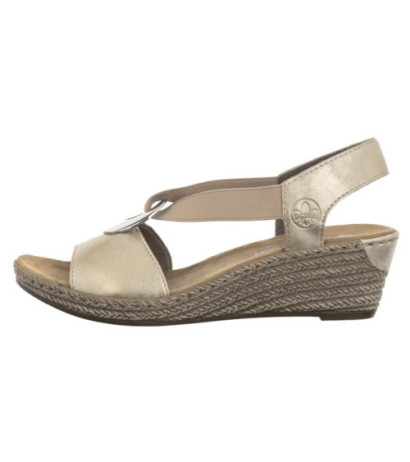 Rieker Beżowe 624H6-60 Beige (RI118-b) batai