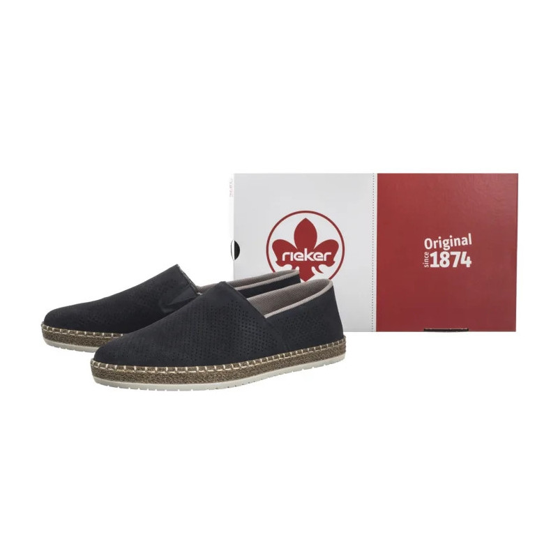 Rieker Niebieskie B5285-14 Blue (RI259-a) sportiniai bateliai 