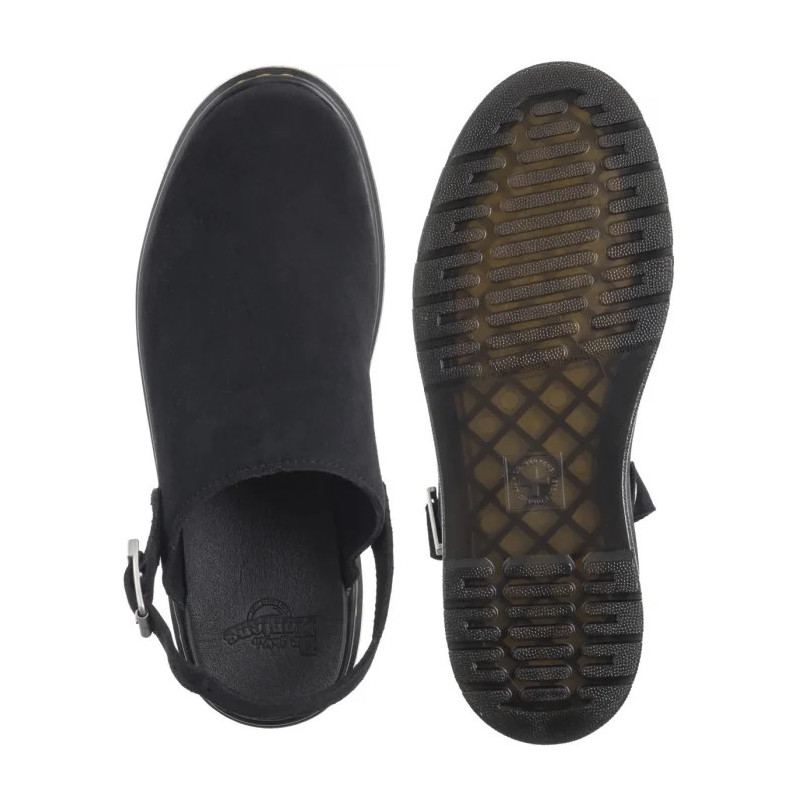 Dr. Martens Brookline Mule Bronx Suede Black 40666001 (DR102-a) šlepetės